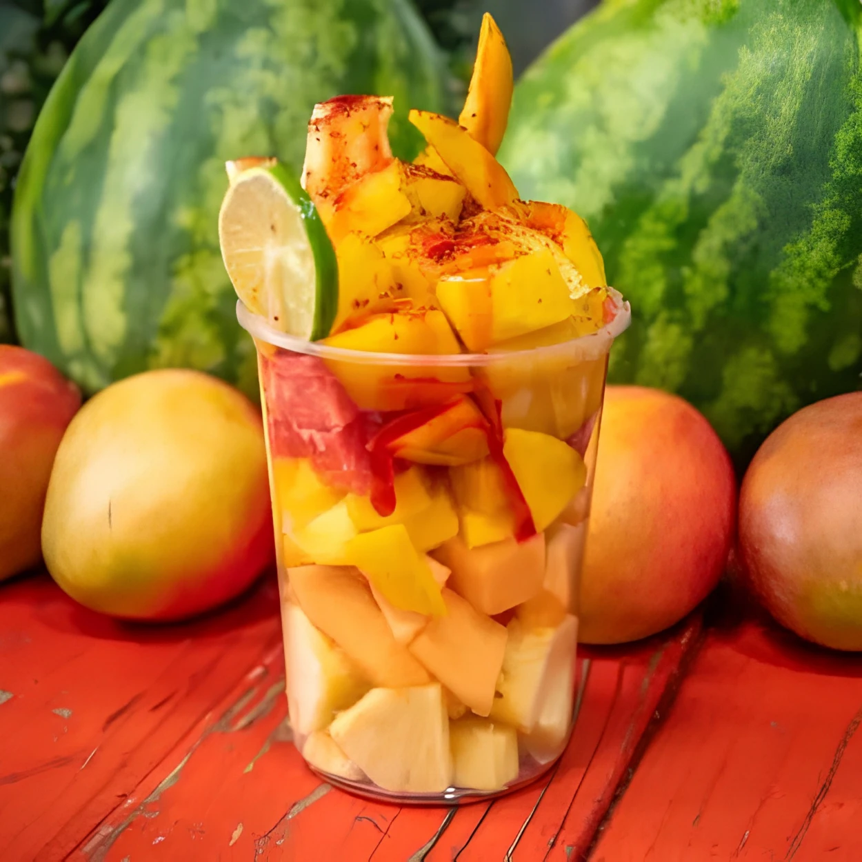Fruit Cup Mix / Vaso de Fruta Mixto